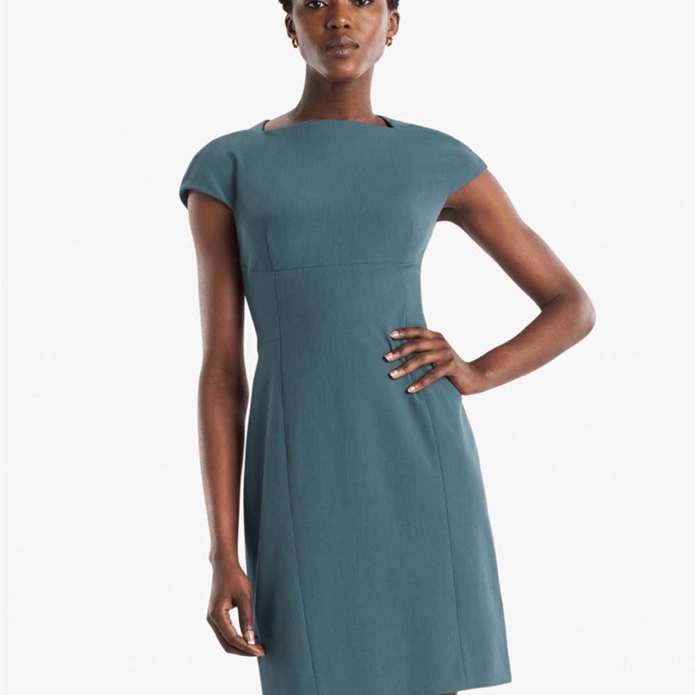 MM Lafleur Ashley Dress in sea glass